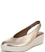 Naturalizer Sutton Leather Slingback Wedge Pumps - Image 6
