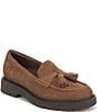 Naturalizer Taya Suede Tassel Lug Sole Loafers - Image 1
