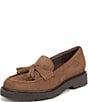 Naturalizer Taya Suede Tassel Lug Sole Loafers - Image 6