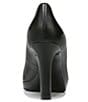 Color:Black Leather - Image 3 - Teresa Leather Platform Pumps