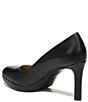 Color:Black Leather - Image 4 - Teresa Leather Platform Pumps