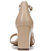 Color:Creme Brulee - Image 3 - Tiff True Colors Collection Leather Square Toe Dress Sandals