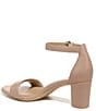 Naturalizer Vera Leather Ankle Strap Block Heel Dress Sandals | Dillard's