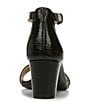 Color:Black Patent - Image 3 - Vera Patent Leather Ankle Strap Dress Sandals