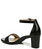 Color:Black Patent - Image 4 - Vera Patent Leather Ankle Strap Dress Sandals
