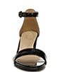 Color:Black Patent - Image 6 - Vera Patent Leather Ankle Strap Dress Sandals