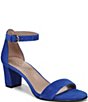 Naturalizer Vera Suede Ankle Wrap Dress Sandals - Image 1