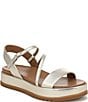 Naturalizer Zayda Leather Strappy Platform Sandals - Image 1