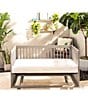 Color:White - Image 3 - Organic Classic 150 Innerspring 2-Stage Baby Crib & Toddler Mattress