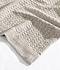 Nautica Baird Diamond Knit Solid Cotton Bed Blanket, Color:Beige - Image 4
