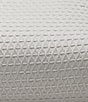 Color:Grey - Image 4 - Baird Diamond Knit Solid Cotton Bed Blanket