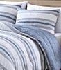 Color:Navy - Image 3 - Bay Shore Reversible Comforter Mini Set