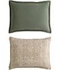 Nautica Beckett Green Brushed Microsuede Reversible Comforter Mini Set, Color:Dark Green - Image 7