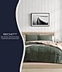 Nautica Beckett Green Brushed Microsuede Reversible Comforter Mini Set, Color:Dark Green - Image 9