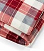 Color:Red - Image 2 - Bluff Plaid Ultra Soft Plush Bed Blanket