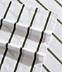 Nautica Brenton Stripe Cotton Percale Sheet Set, Color:Ivory/Fern Green - Image 3