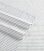 Color:Grey/White - Image 3 - Buoy Line Grey Cotton Percale Sheet Set