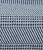 Color:Navy - Image 4 - Chevron Stripe Cotton Bed Blanket