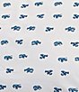 Color:Blue River - Image 5 - Cloyster Blue Cotton Percale Sheet Set