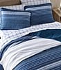 Color:Blue - Image 2 - Coveside Blue Reversible Quilt Mini Set