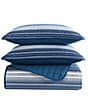 Color:Blue - Image 6 - Coveside Blue Reversible Quilt Mini Set