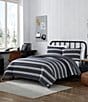 Color:Black - Image 2 - Craver Black Reversible Comforter Mini Set