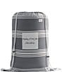Color:Charcoal - Image 5 - Craver Grey Stripe Mini Comforter Set