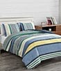 Color:Multi - Image 2 - Dover Multi-Colored Striped Comforter Mini Set