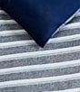 Color:Grey - Image 6 - Heathered Block Grey Microfiber Comforter Mini Set