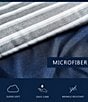 Nautica Heathered Block Grey Microfiber Comforter Mini Set, Color:Grey - Image 11