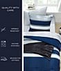 Nautica Heathered Block Grey Microfiber Comforter Mini Set, Color:Grey - Image 13
