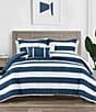 Color:Navy - Image 1 - Highline Navy Comforter Bonus Set