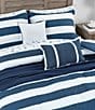 Color:Navy - Image 3 - Highline Navy Comforter Bonus Set