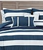 Color:Navy - Image 4 - Highline Navy Comforter Bonus Set