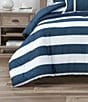 Color:Navy - Image 5 - Highline Navy Comforter Bonus Set