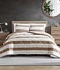 Nautica Lawndale Twill Plush Comforter and Sham Mini Set, Color:Beige/Ivory - Image 1