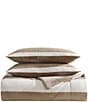 Nautica Lawndale Twill Plush Comforter and Sham Mini Set, Color:Beige/Ivory - Image 2