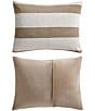 Nautica Lawndale Twill Plush Comforter and Sham Mini Set, Color:Beige/Ivory - Image 3