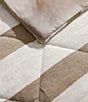 Nautica Lawndale Twill Plush Comforter and Sham Mini Set, Color:Beige/Ivory - Image 5