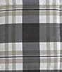 Color:Grey - Image 5 - Lewes Grey Microsuede Reversible Comforter Mini Set