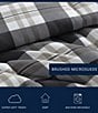 Nautica Lewes Grey Microsuede Reversible Comforter Mini Set, Color:Grey - Image 8
