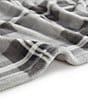 Color:Grey - Image 5 - Lewes Grey Ultra Soft Plush Bed Blanket