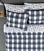 Color:Navy/Grey - Image 3 - Norridge Navy Reversible Quilt Mini Set