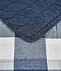 Color:Navy/Grey - Image 6 - Norridge Navy Reversible Quilt Mini Set