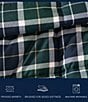 Color:Navy - Image 6 - North Sail Plaid Brushed Microfiber Reversible Mini Comforter Set