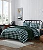 Nautica North Sail Plaid Brushed Microfiber Reversible Mini Comforter Set, Color:Navy - Image 7