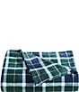 Color:Navy/Green - Image 1 - North Sail Plaid Ultra Soft Plush Fleece Blanket