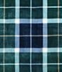 Nautica North Sail Plaid Ultra Soft Plush Fleece Bed Blanket, Color:Navy/Green - Image 5