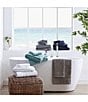 Color:Deck White - Image 6 - Oceane 6-Piece Antibacterial Towel Set