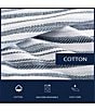 Color:Blue - Image 4 - Pembrook Striped Yarn Dye Cotton Bed Blanket